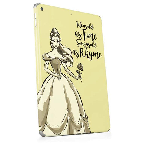 Disney Princess Belle Tale As Old As Time Art Apple iPad Skin