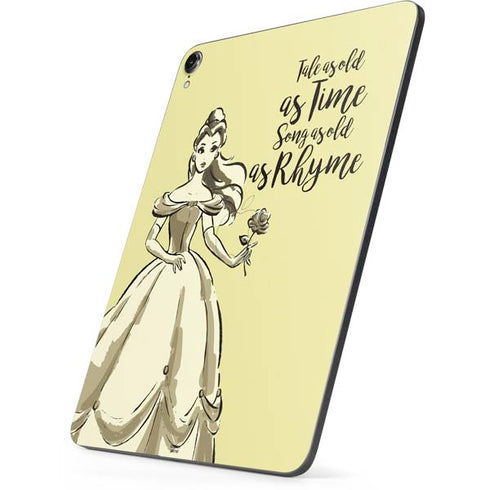 Disney Princess Belle Tale As Old As Time Art Apple iPad Pro Skin