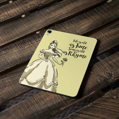 Disney Princess Belle Tale As Old As Time Art Apple iPad Pro Skin