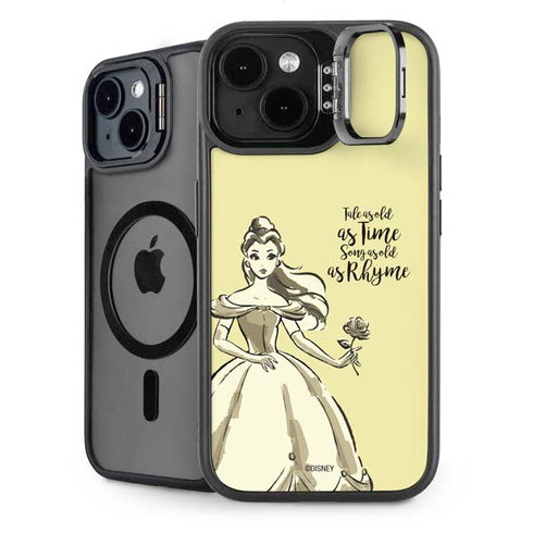 Disney Princess Belle Tale As Old As Time Art iPhone 14 Plus Kickstand Case