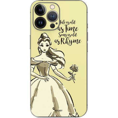 Disney Princess Belle Tale As Old As Time Art iPhone 15 Pro Max Skin