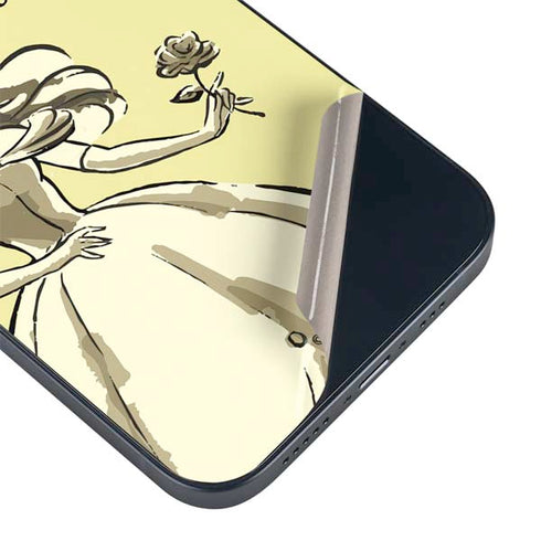 Disney Princess Belle Tale As Old As Time Art iPhone 15 Skin