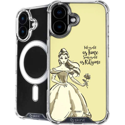 Disney Princess Belle Tale As Old As Time Art iPhone 16 MagSafe Case