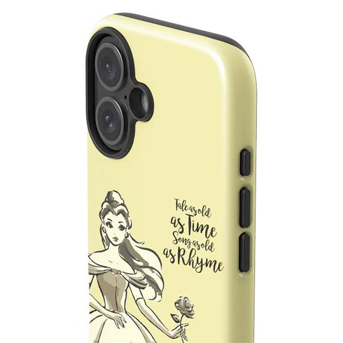 Disney Princess Belle Tale As Old As Time Art iPhone 16 Plus Impact Case