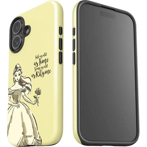 Disney Princess Belle Tale As Old As Time Art iPhone 16 Plus Impact Case