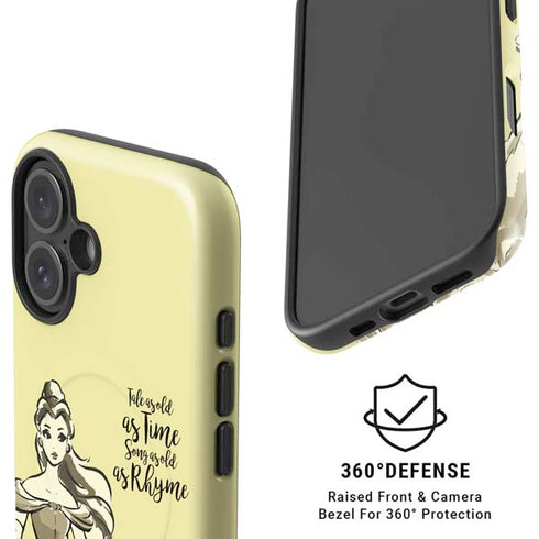 Disney Princess Belle Tale As Old As Time Art iPhone 16 Plus Magsafe Impact Case