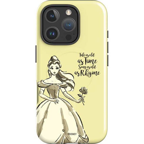 Disney Princess Belle Tale As Old As Time Art iPhone 16 Pro Magsafe Impact Case