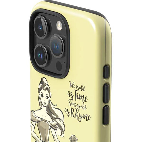 Disney Princess Belle Tale As Old As Time Art iPhone 16 Pro Max Impact Case