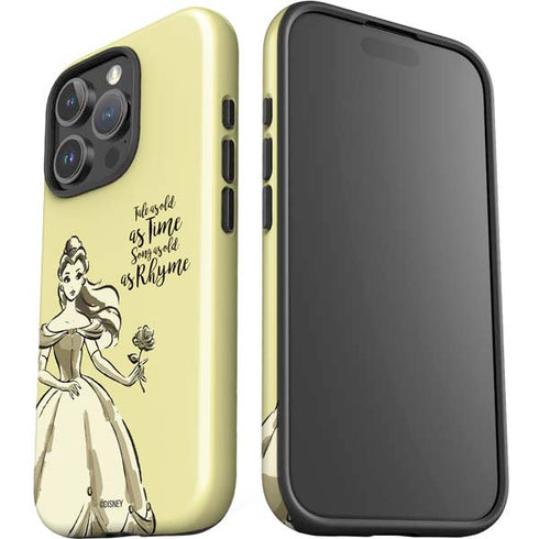 Disney Princess Belle Tale As Old As Time Art iPhone 16 Pro Max Impact Case