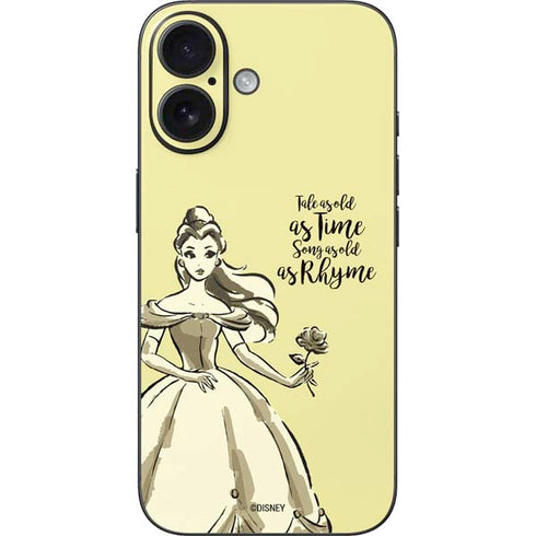 Disney Princess Belle Tale As Old As Time Art iPhone 16 Skin