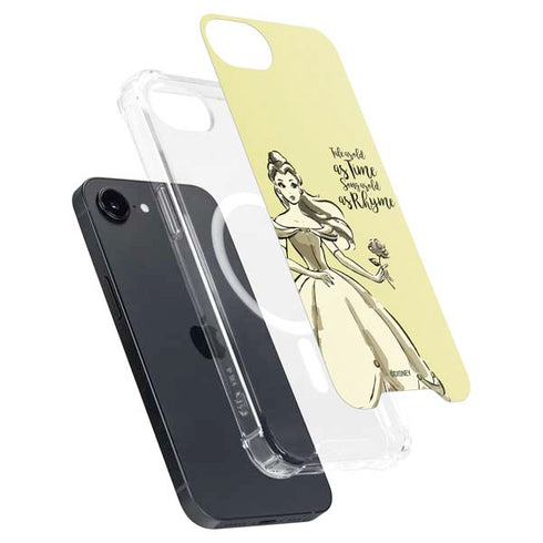 Disney Princess Belle Tale As Old As Time Art iPhone 16e MagSafe Case