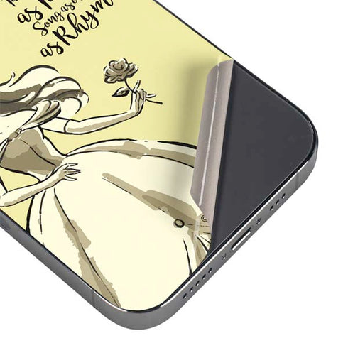Disney Princess Belle Tale As Old As Time Art iPhone 16e Skin
