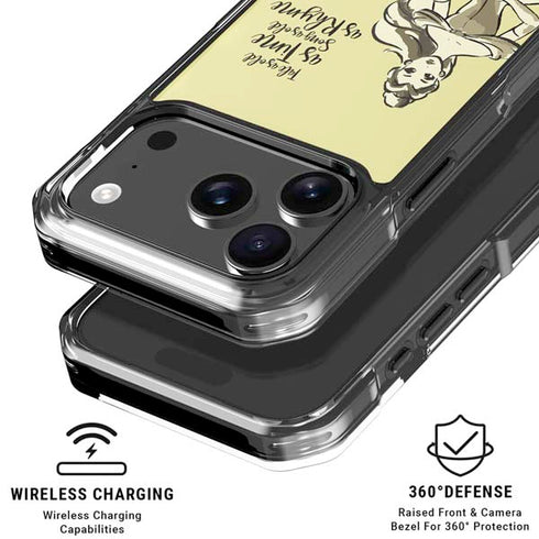Disney Princess Belle Tale As Old As Time Art iPhone 18 Pro Clear Case