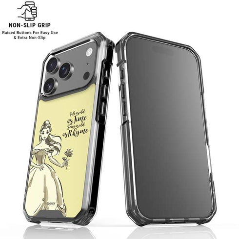 Disney Princess Belle Tale As Old As Time Art iPhone 18 Pro Clear Case