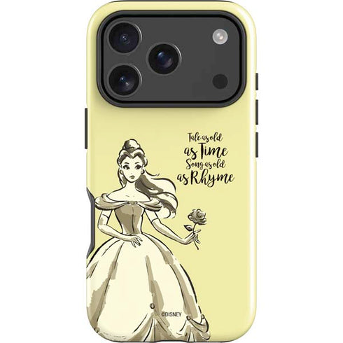 Disney Princess Belle Tale As Old As Time Art iPhone 18 Pro Impact Case