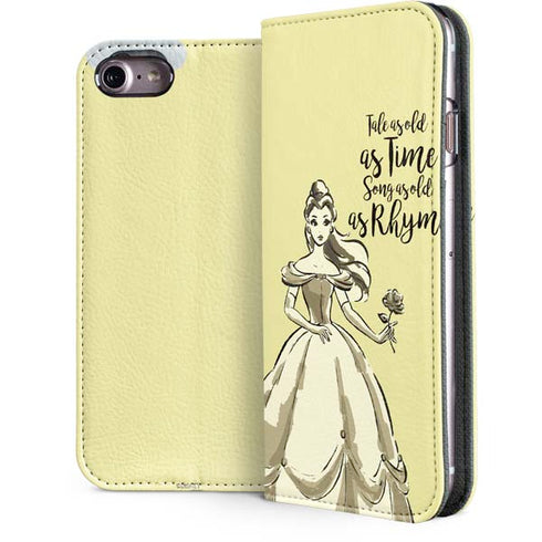 Disney Princess Belle Tale As Old As Time Art iPhone 7 Folio Case