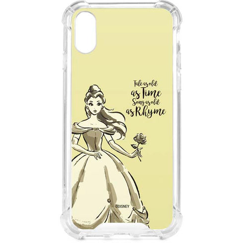 Disney Princess Belle Tale As Old As Time Art iPhone XS Clear Case