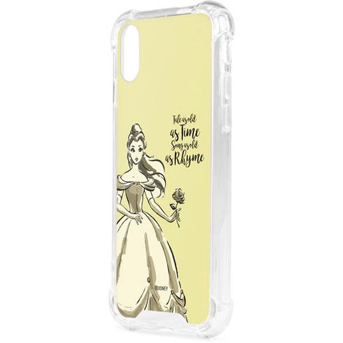 Disney Princess Belle Tale As Old As Time Art iPhone XS Clear Case