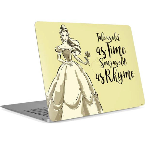 Disney Princess Belle Tale As Old As Time Art Apple MacBook Air Skin