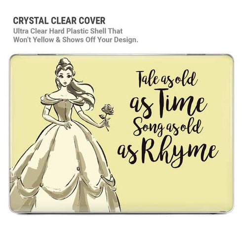 Disney Princess Belle Tale As Old As Time Art MacBook Pro 14in (2021-24) Case plus Skin