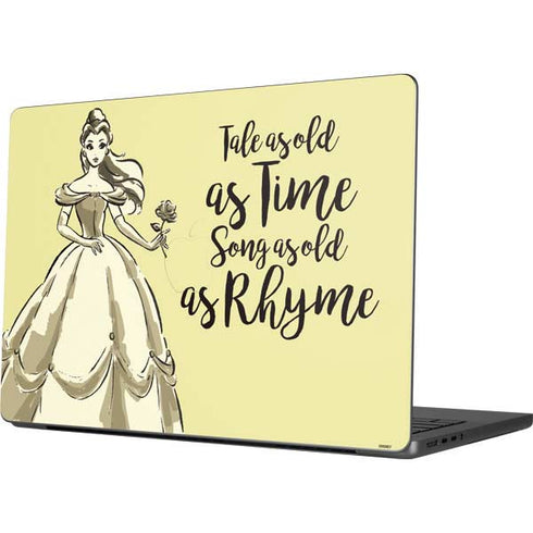 Disney Princess Belle Tale As Old As Time Art Apple MacBook Pro 14-inch Skin