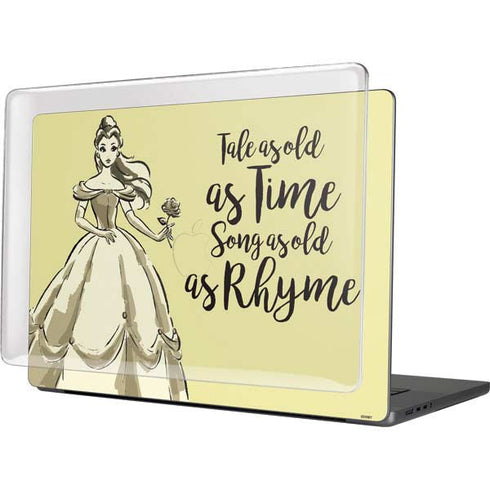 Disney Princess Belle Tale As Old As Time Art MacBook Cases