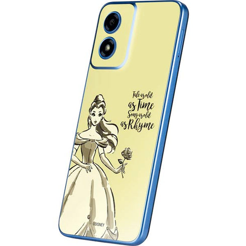 Disney Princess Belle Tale As Old As Time Art Moto G Play 4G (2024) Skin