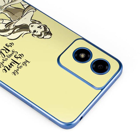 Disney Princess Belle Tale As Old As Time Art Moto G Play 4G (2024) Skin