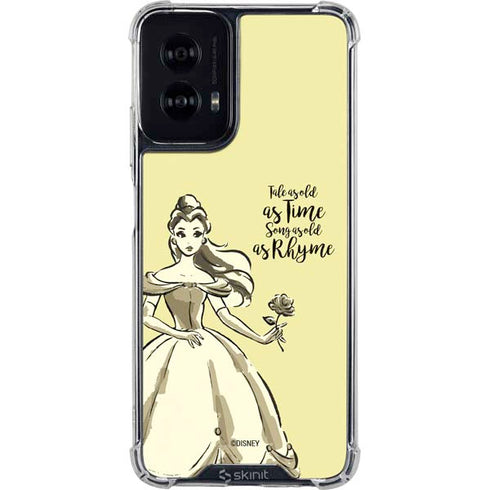 Disney Princess Belle Tale As Old As Time Art Moto G Power 5G (2024) Clear Case