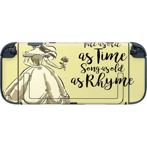 Disney Princess Belle Tale As Old As Time Art Nintendo Switch 2 (2025) with Joy-Con Skin