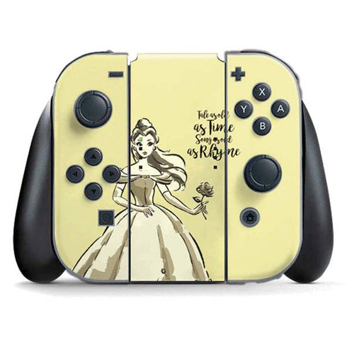 Disney Princess Belle Tale As Old As Time Art Nintendo Skins