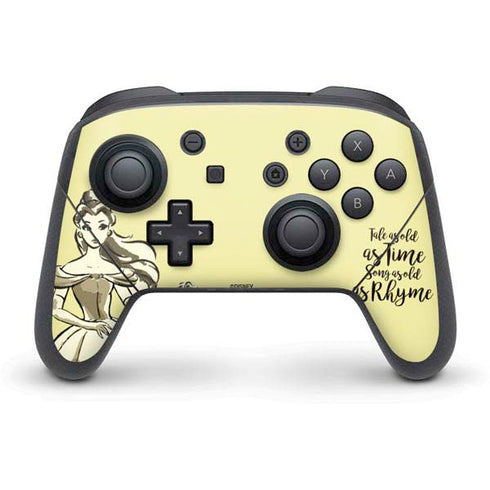 Disney Princess Belle Tale As Old As Time Art Nintendo Skins