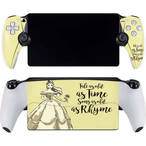 Disney Princess Belle Tale As Old As Time Art PlayStation Portal Remote Player Skin