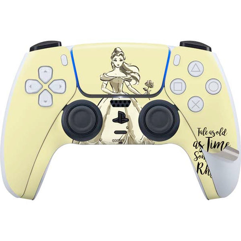 Disney Princess Belle Tale As Old As Time Art PS5 Pro Bundle Skin