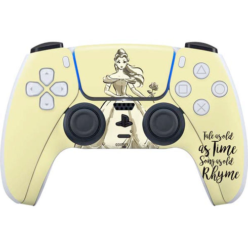 Disney Princess Belle Tale As Old As Time Art PlayStation PS5 Skins