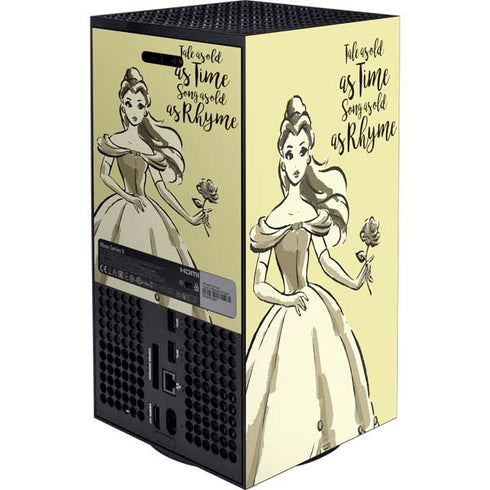 Disney Princess Belle Tale As Old As Time Art XBox Series X Digital Edition Bundle Skin