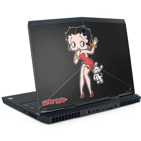 Betty Boop With Puppy Dell Alienware Skin