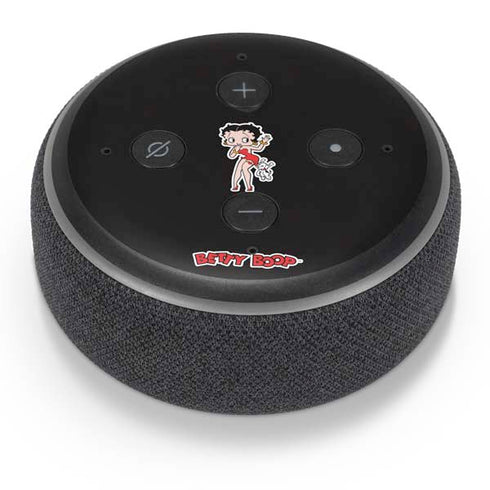 Betty Boop With Puppy Amazon Echo Dot Skin