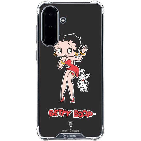 Betty Boop With Puppy Galaxy A36 5G Clear Case