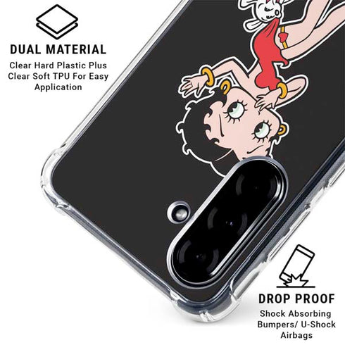 Betty Boop With Puppy Galaxy A36 5G Clear Case