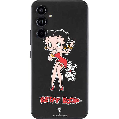 Betty Boop With Puppy Galaxy A54 5G Skin
