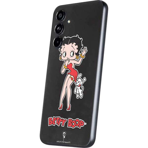 Betty Boop With Puppy Galaxy A54 5G Skin
