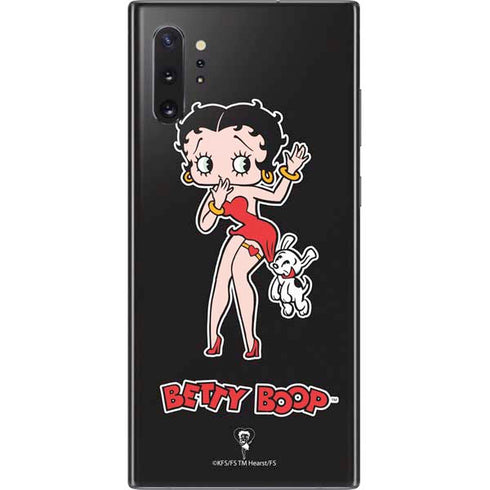 Betty Boop With Puppy Galaxy Note 10 Plus Skin