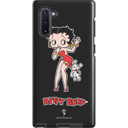Betty Boop With Puppy Galaxy Cases