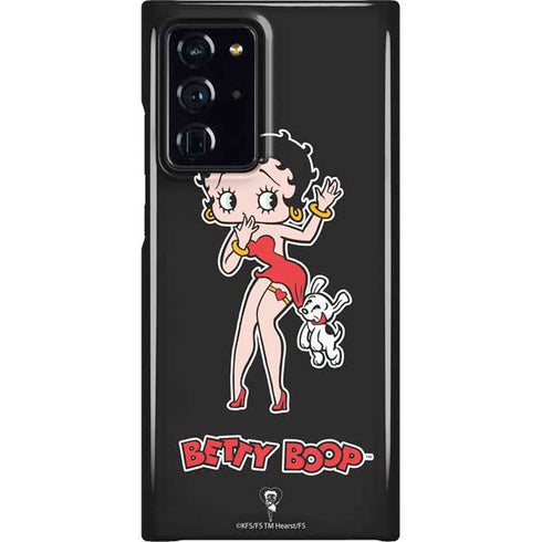 Betty Boop With Puppy Galaxy Cases