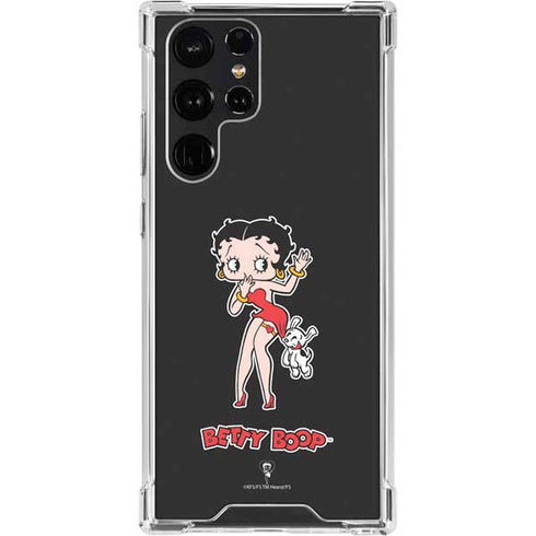 Betty Boop With Puppy Galaxy S23 Ultra Clear Case