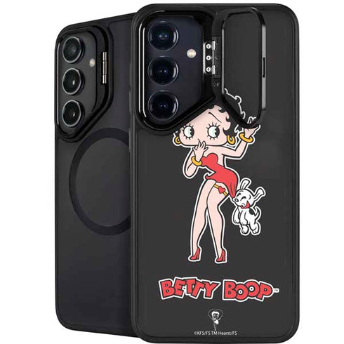Betty Boop With Puppy Galaxy S24 FE Kickstand Case