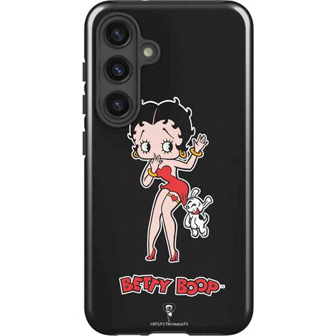 Betty Boop With Puppy Galaxy S25 Impact Case