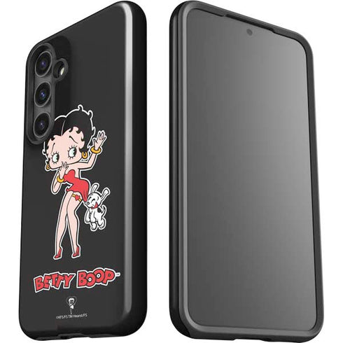 Betty Boop With Puppy Galaxy S25 Impact Case