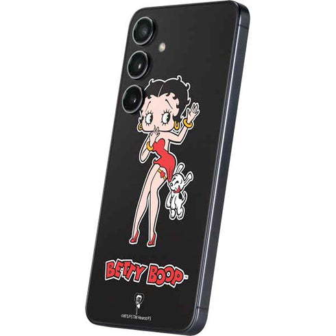 Betty Boop With Puppy Galaxy S24 Plus Skin